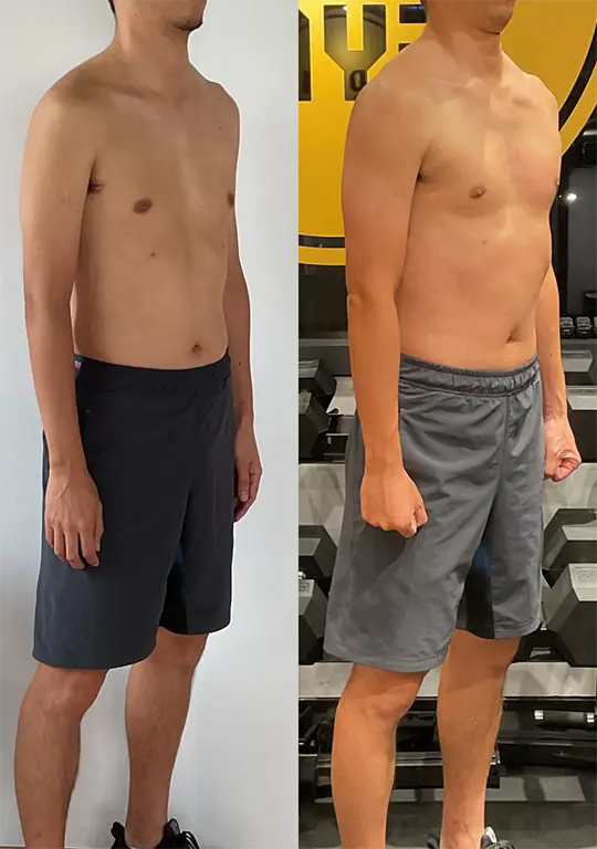 ケース2：2ヶ月後のビフォーアフター